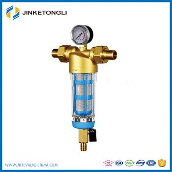 brass automatic backwash water filter/pre water filter
