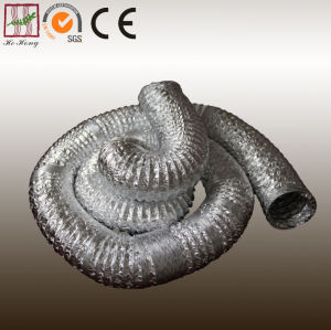 Semi-Rigid Aluminum Flexible Air Ducting For HVAC, Ventilation System ...