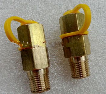 Brass pete’s pressure test plug