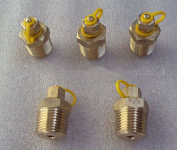 Brass pete Test Plugs - Gauges & Accessories