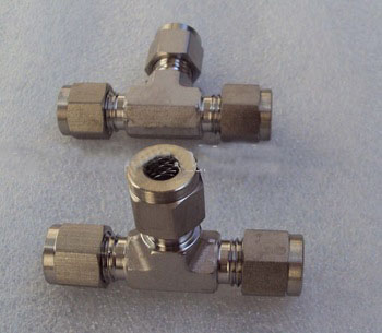 equal tee ,union tee ,twin ferrule tube fitting