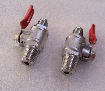Chrome brass Shut Off ball Valve with integral check valve(shutoff valve with check)
