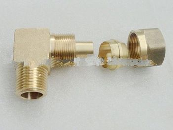 HI-TEK Brass air brake compression fitting,male elbow