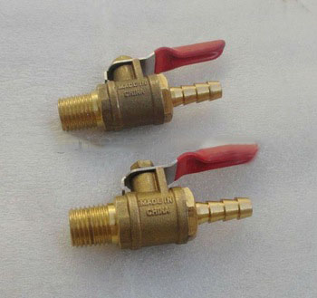 Barbed Shutoff Valve,Gas ball valve without check