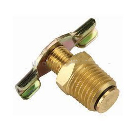 1/4” npt Brass Drain Pet Cock Shut Off Valve Fuel Gas Air ball