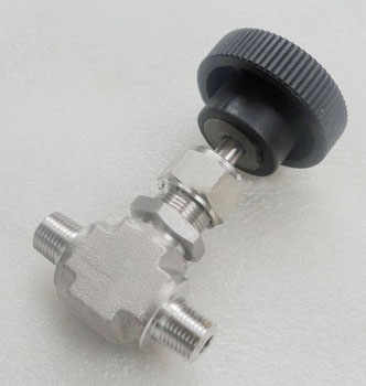 SS Integral Bonnet Straight pattern male needle valve