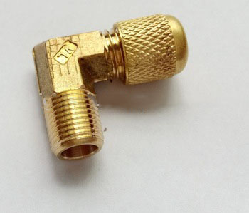 brass Access valve union with cap
