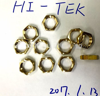 insert lock hex nut brass threaded insert nut