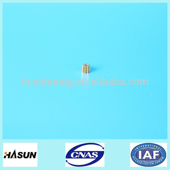 made in China high precision custom brass wheel nut for toy or appliances use