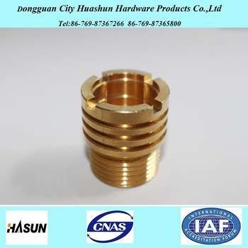 Alibaba website Precision Round Brass Thread Insert