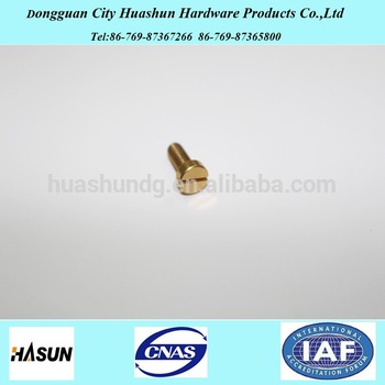 china custom precision slot pan head screw, machine screw