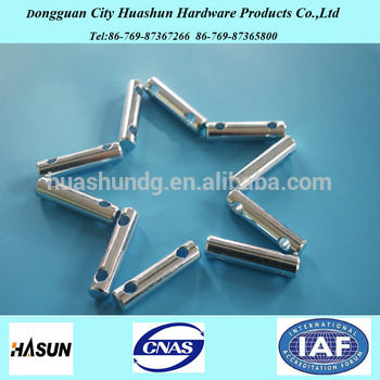 2015 hot sale blue zinc plated stud bolt with hole
