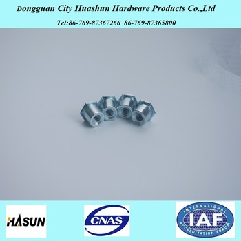 <font color='red'>Blue</font> <font color='red'>zinc</font> <font color='red'>plated</font> stainless steel turning standoffs, <font color='red'>precision</font> truned <font color='red'>parts</font>