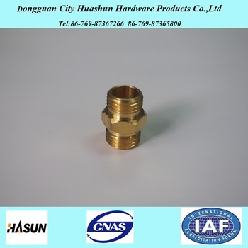 dongguan manufacturing service brass pipe fitting /copper fitting connections parts