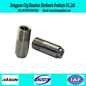 CNC Machining Pipe Fitting Stainless Steel Fordeg NPT Swage Nipple