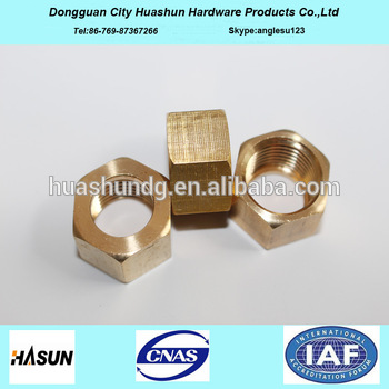 high quality custom brass nut supply