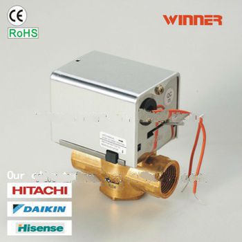 230V AC,50 or 60Hz,inner thread ,<font color='red'>bronze</font> body spring return motorized ball <font color='red'>valve</font>