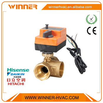 RoHS idetification motor actuator ball valve for solar hear syestem