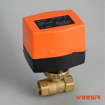 24v AC on/off 2-way motorized ball valve