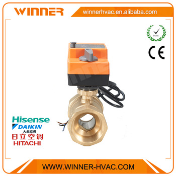 1 inch control ball valves for HVAC system,electric motor ball valve