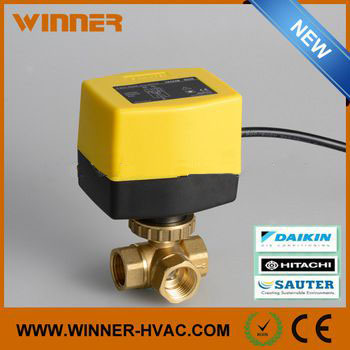 24V AC Motorized Electric Control DN25 Ball Valves