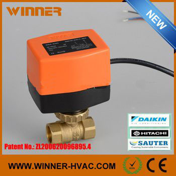 AC110V ON/OFF Control Reducing Port Motor Operated Ball Valves