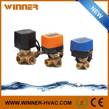 Medium Pressure No Leakage IP65 Electric Valve for Water