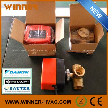 AC24V 3 Wires Control Electric Brass HPB59-1 Ball Valve Actuator
