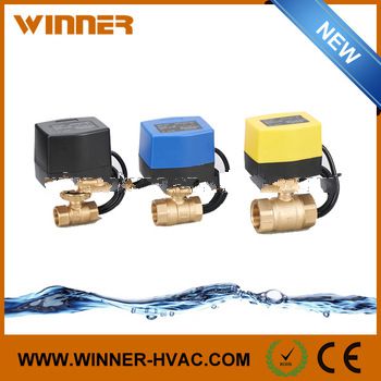 Rohs Approved Drinking Water Equipment Motorized Straight Through 2 Way Ball Valve