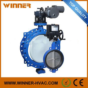 Wafer Structure Telfon Sealing 4inches DN100 Electric Butterfly Valve for Cement