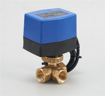 motorized ball valve for FCU 3 way importing USA motor DN15 DN20