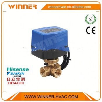 Cheapest price 3 way electric 3/4 ball valve