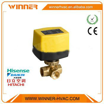 2016 best selling High Temperature 3 way ball valve 3/4”inch