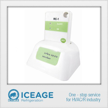 RC-1 disposable mini data logger with internal sensor