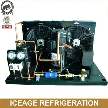 Semi-hermetic Air-cooled R404A Condensing Unit For Cold Room Storage