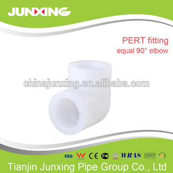 pert plastic pipe fittings 90 degree straight elbow