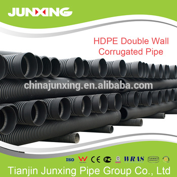 GB/T Standard and PE Material plastic culvert hdpe corrugated pipes price