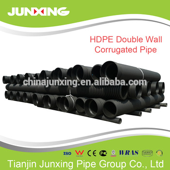 corrugated pe underground drainage pipe