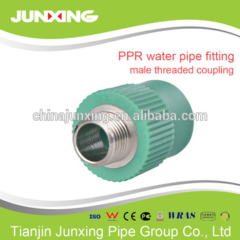 Green PPR Male Threaded Nipple Fittings