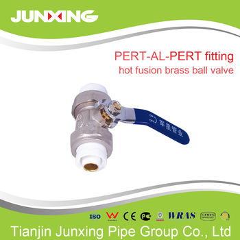 pert al pert/butt weld coupling/brass ball valve