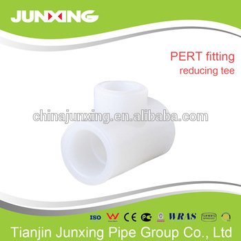 PERT pipe fitting/pe-rt pipe fitting tee/plastic fitting