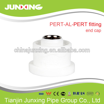 hot fusion PERT-AL-PERT pipe fitting end cap
