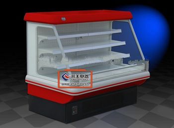 13FG commercial air cooling cabinet Multideck Refrigeration display Showcase for fruit, vegetable