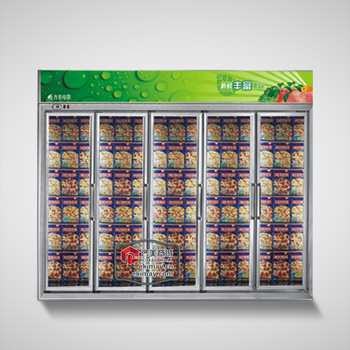 09ZK Air Cooling Display Chiller(Luxury Door) Refrigerating freezer display Showcase