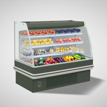 11QY <font color='red'>Multideck</font> Refrigerating <font color='red'>open</font> <font color='red'>chiller</font> freezer <font color='red'>display</font> <font color='red'>Showcase</font>