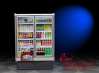 13CE European Style Refrigerating freezer display Showcase cooler for convenience stores