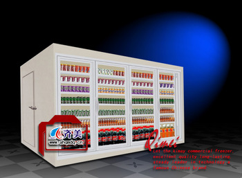 Supplemental cold storage Refrigerating showcase Chiller freezer