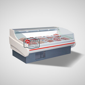 09CD horizontal Refrigerating freezer dispaly showcase cabinet for fresh meat used in restaurant, hotel and supermaket