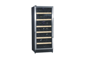 DCW-270R/A Thermostatic and Humidistat cooler vertical glass door Display Chiller Refrigerate freezer for beverage and wine