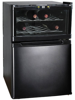 10QM-DZ-96A cooler stand Upright vertical open glass door Display Chiller Refrigerating freezer for beverage and wine